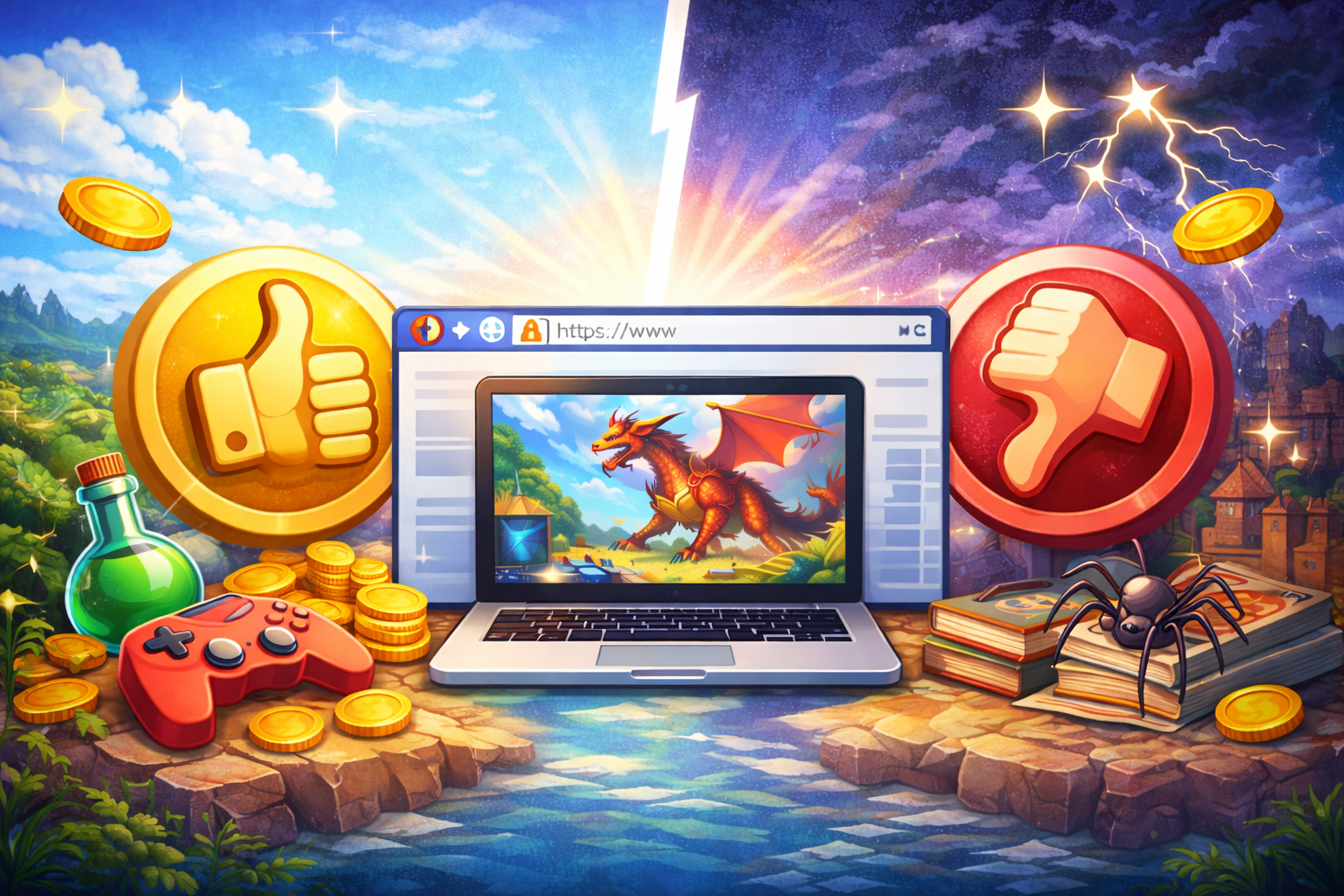 ブラウザゲームのメリット・デメリットを徹底解説｜スマホゲームとの違いも紹介