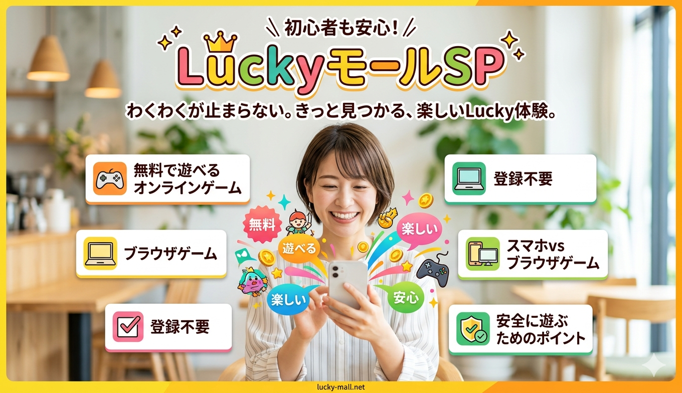 わくわくが止まらない。きっと見つかる、もっと楽しい、ずっと続くLucky体験。